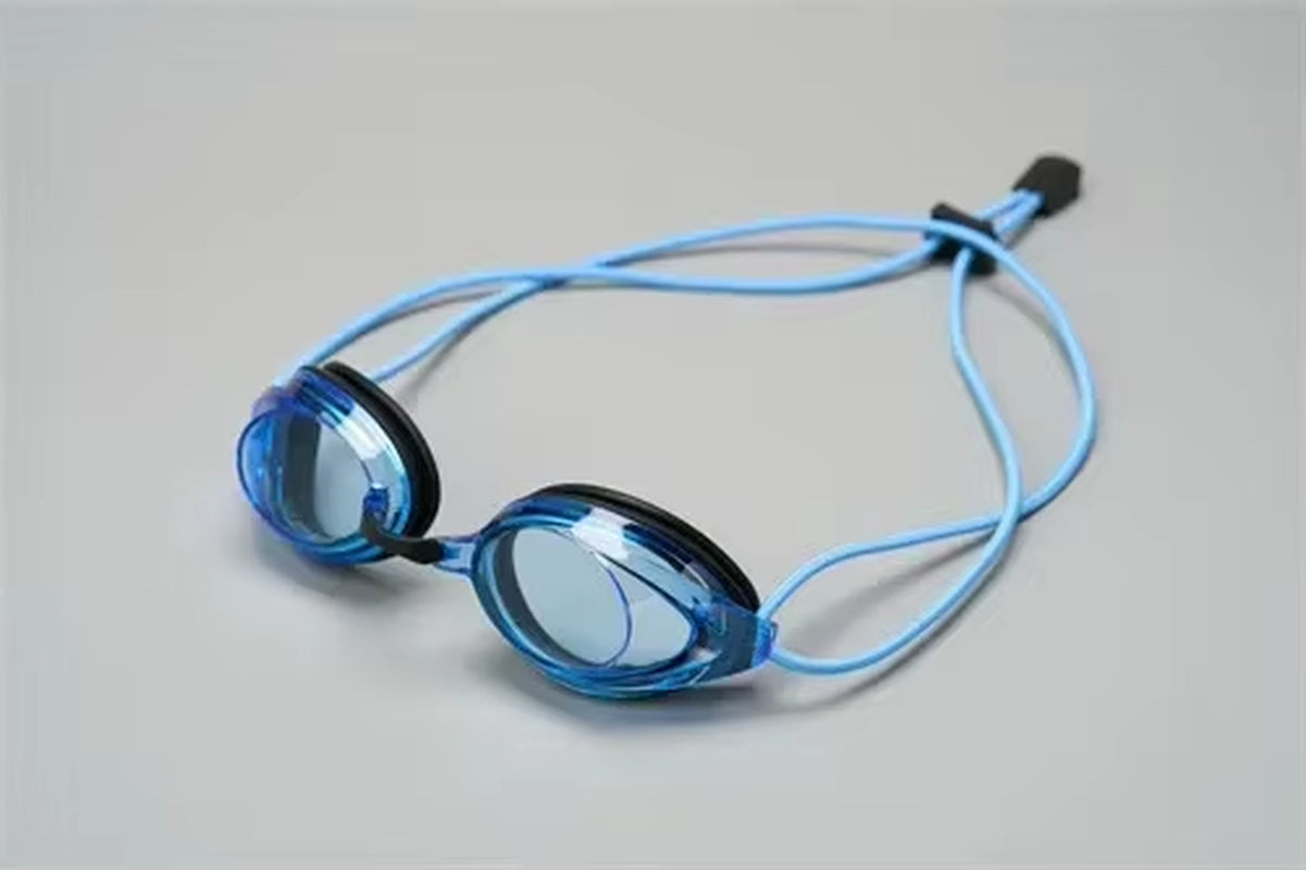 New Swimming Goggles Rope Head with Bright Color Electroplated Waterproof and Anti-Fog Goggles Adult Outdoor Swimming Glasses